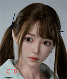 Real Girl C工場製 リアルラブドール 171cm Eカップ巨乳 dd6 JK制服フルシリコン製 髪植毛ダッチワイフ
