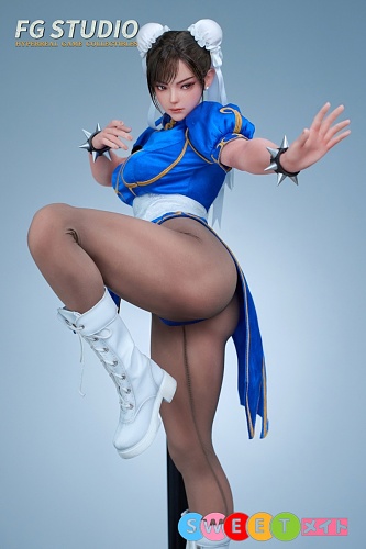 SGD STUDIO＆Man You ミニ フィギュア 60cm FG003 春麗 普乳 ラブドール フルシリコン製 コスプレ風 cosplay 収納便利 掲載画像服無料付 M8ジョイント