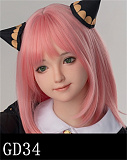 AXB Doll 軟性&硬性シリコン ヘッド単体 美少女 head 頭部のみ M16ジョイント