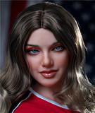 Irontech Doll S33 161cm Fカップ巨乳 「新ボディー 」小麦色の欧米の女神  フルシリコン製ダッチワイフ