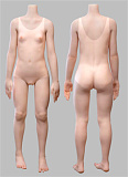 J-cute AGD02 紬 新作ヘッド キラキラ笑顔のビキニ美少女 ダッチワイフ 137cm バスト平 ラブドール シリコン製