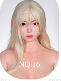 SHEDOLL 北栀 お団子ヘアの可愛い美少女 ラブドール 140cm Aカップ フルシリコン製 セックス ドール 高クオリティ版塗装加工選択可