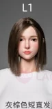 LACEDOLL 黎霜 メイク② 色っぽい表情を浮かべた銀髪の美女 リアルドール 168cm Dカップ シリコン製 sexdoll