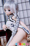 シリコン製リアルドール 美尻 かわいい美少女 チャイナドレス 85cmアニメ ツインテール ビニール MWGirl魔物姫 桜井雪奈