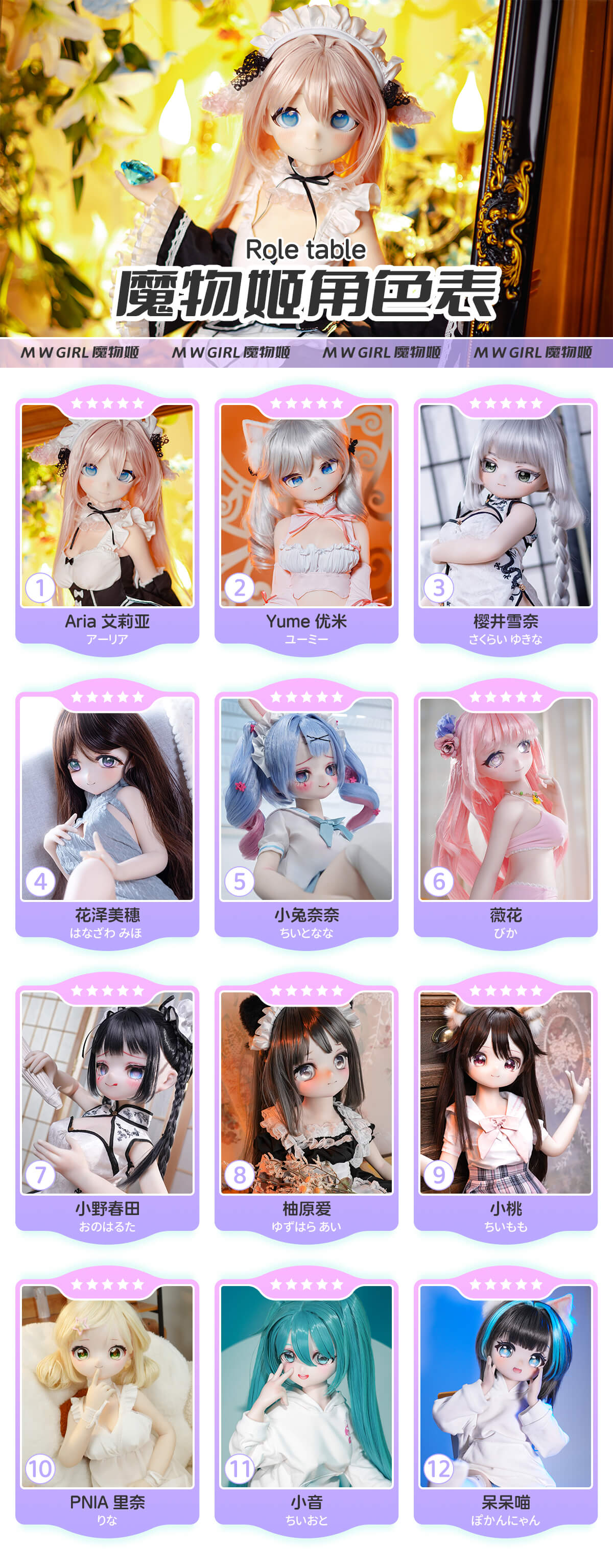 MW Girl(魔物姫) キャラクターセックスドール
