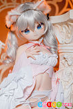 lovedoll 銀髪ツインテ猫耳美少女 アニメ 85cm普乳 MWGirl魔物姫 優米 ビニール