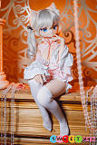 リアルドールコスプレ ツインテール 85cm普乳 猫耳アニメ美少女 MWGirl魔物姫 優米 ソフトビニール