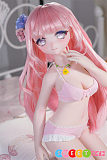 シリコンセックスドール 笑顔 アニメ風ビキニ美少女 85cm ピンク髪 MWGirl魔物姫 薇花 ビニール