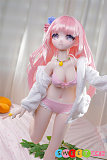 シリコンrealdoll 美肌 水着 かわいい美少女 ピンクヘア アニメ風85cm MWGirl魔物姫 薇花 ビニール