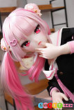 アニメエロ人形 舌 かわいい美少女 ピンク髪 ツインテール 115cmシリコン製 MWGirl魔物姫 小春
