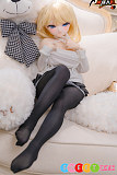 85cm巨乳 アニメアダルトドール 黒ストッキング 笑顔美少女 亜美 ビニール 魔族人形MOZUDOLL