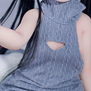 魔族人形 亜美 85cm 巨乳 頬を染めた恥ずかしがり屋の金髪美少女 アニメダッチワイフ ソフトビニール製頭部 ボディ選択可能 MOZU DOLL 宣伝画像と同じ制服も付属