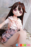 sexdoll ミニアニメ美少女 jc制服 85cmシリコン 小桃 ビニール MWGirl 魔物姫