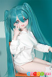 アニメラブドール 初音ミクのコスプレ ツインテール シリコン85cm 小音 ビニール MWGirl 魔物姫