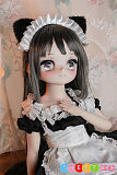シリコンlovedoll アニメ美少女 70cm 華奢なメイド MWGirl魔物姫 柚原愛 ビニール
