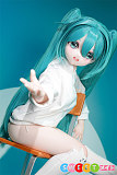アニメダッチワイフ かわいい美少女 初音ミクのコスプレ ツインテール シリコン85cm 小音 ビニール MWGirl 魔物姫