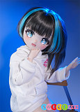 sexdoll 70cmミニ アニメ笑顔 猫耳美少女 パーカー MWGirl魔物姫 呆呆喵 ビニール