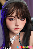 セックスドール オーラル 黒髪美少女 ハーフ シリコン製 XTDOLL Rino 164cm Cカップ 白いニーハイソックス