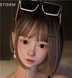 XTDOLL Rino ハーフ風の美少女 エロドール 164cm Cカップ シリコン製 アダルトドール 白いニーハイソックス