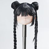 MW Girl 魔物姫 里奈 まん丸の目のかわいいアニメ美少女 セックスドール 70cm バスト小 フィギュア ソフトビニール製頭部 シリコンボディ 桃色のチャイナドレス