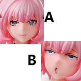 Otaku Doll 桃心愛理 65cm ベロ出し絶頂顔 巨乳メイドコスプレ JK制服美少女 アニメ フィギュア PVCヘッド シリコンボディ