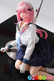 巨乳等身大ラブドール 65cm かわいい美少女 シリコン製 jk清純 アニメ ベロ出し絶頂顔 Otaku Doll 桃心愛理 ピンク髪
