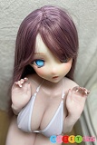 紫ウィッグ 人形エロ可愛い アニメ美少女 ElsaBabe RAD008 最上希海 148cm 水着
