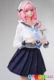 セックスドール JK制服美少女 かわいい 巨乳 コスプレ 自立 OtakuDoll 桃心愛理 ピンク髪 PVCヘッド シリコンボディ