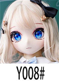 WM Doll 6月30日まで AI-BOX無料キャンペーン Y011S 困ったような表情の白髪アニメ美少女 リアルドール 140cm 美乳Bカップ ソフトビニールヘッド シリコンボディ