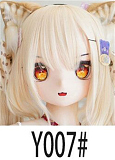 WM Doll 6月30日まで AI-BOX無料キャンペーン Y011S 困ったような表情の白髪アニメ美少女 リアルドール 140cm 美乳Bカップ ソフトビニールヘッド シリコンボディ