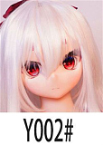 WM Doll 6月30日まで AI-BOX無料キャンペーン Y011S 困ったような表情の白髪アニメ美少女 リアルドール 140cm 美乳Bカップ ソフトビニールヘッド シリコンボディ