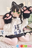 猫カチューシャ ラブドール アニメ ヘッド Guavadoll 136cm 貧乳 AAカップ DM02