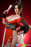 シリコンセックス人形 不知火舞着物コスチューム 巨乳美少女 ゲームDOA 165cm Gカップ GameLady No.28 コスプレ