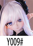 WM Doll 6月30日まで AI-BOX無料キャンペーン Y011S 困ったような表情の白髪アニメ美少女 リアルドール 140cm 美乳Bカップ ソフトビニールヘッド シリコンボディ