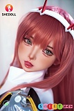 赤いウィッグ コスプレ風ラブドール shedoll 南溪 152cm 等身大