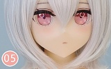 Aotume Doll #128 照れ笑いのピンク髪美少女 リアルドール 145cm Dカップ 萌え系アニメ風ダッチワイフ シリコン製