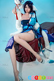 エロ人形 美肌美少女 九尾の狐コスチューム Fカップ巨乳 165cmシリコン製 FUDOLL J043