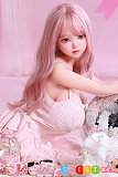 ダッチワイフ 可愛い 超乳美少女 ピンク髪 SinoDoll S60凛夭夭 シリコン製 70cm トルソー Lカップ ピンクのベビードール