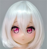 Aotume Doll #128 照れ笑いのピンク髪美少女 リアルドール 145cm Dカップ 萌え系アニメ風ダッチワイフ シリコン製