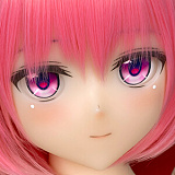 Aotume Doll #128 照れ笑いのピンク髪美少女 リアルドール 145cm Dカップ 萌え系アニメ風ダッチワイフ シリコン製