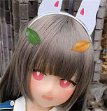 Aotume Doll #128 照れ笑いのピンク髪美少女 リアルドール 145cm Dカップ 萌え系アニメ風ダッチワイフ シリコン製