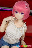 シリコンリアルラブドール かわいいアニメ美少女 ピンク髪 145cm Dカップ AotumeDoll #128