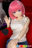 シリコンセックスドール アニメ 照れ顔ピンク髪美少女 145cm Dカップ AotumeDoll #128 パジャマ