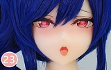 Aotume Doll #128 照れ笑いのピンク髪美少女 リアルドール 145cm Dカップ 萌え系アニメ風ダッチワイフ シリコン製