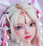 Sino Doll 戦闘機 S60 凛夭夭 甘えん坊風の超乳ピンク髪美少女 リアルドール 70cm トルソー Lカップ フルシリコン製