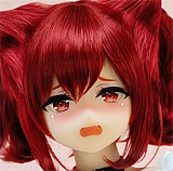 Aotume Doll #128 照れ笑いのピンク髪美少女 リアルドール 145cm Dカップ 萌え系アニメ風ダッチワイフ シリコン製