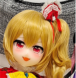 Aotume Doll #128 照れ笑いのピンク髪美少女 リアルドール 145cm Dカップ 萌え系アニメ風ダッチワイフ シリコン製