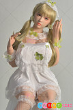 セックス人形 萌え系のメイド服 Gカップ巨乳 金髪ツインテール 162cmシリコン製 FUDOLL J037莎莉