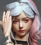 LACEDOLL 晚冰 メイク① 挑発的な眼差しのセクシーナース ラブドール 168cm Dカップ 普乳 シリコン製 エロドール