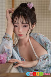 リアルドール シリコン エッチな美少女 団子ヘア 黒髪 157cm Dカップ TOP-CYDOLL Noa ROS口開閉機能